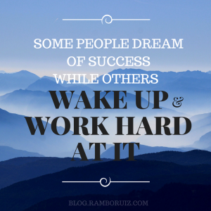 SOME PEOPLE DREAM OF SUCCESS