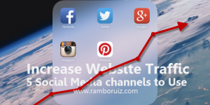 Increase Website Traffic - 5 Social Media channels to Use